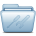Utilities Blue Icon 72x72 png